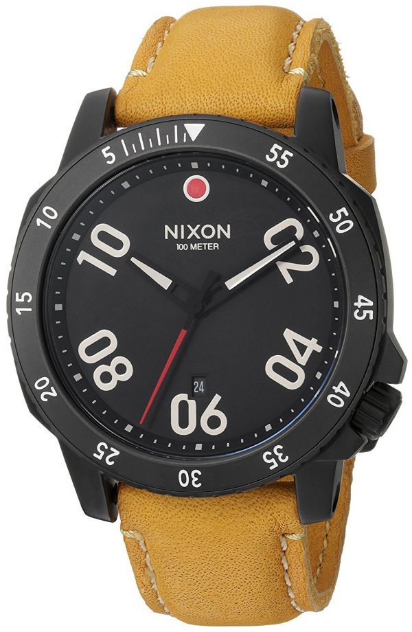 Nixon A5082448-00 Kello Musta / Nahka