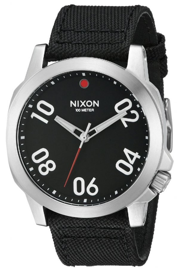 Nixon A514008-00 Kello Musta / Tekstiili