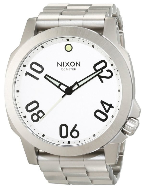 Nixon A521130-00 Kello Valkoinen / Teräs