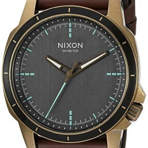 Nixon A9142373-00 Kello Harmaa / Nahka