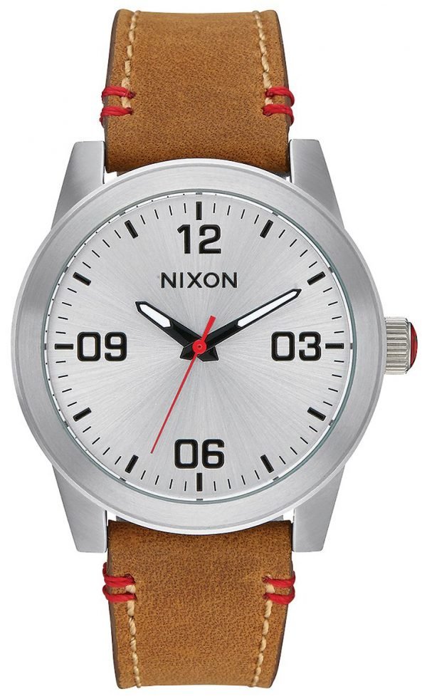 Nixon A933747-00 Kello Hopea / Nahka