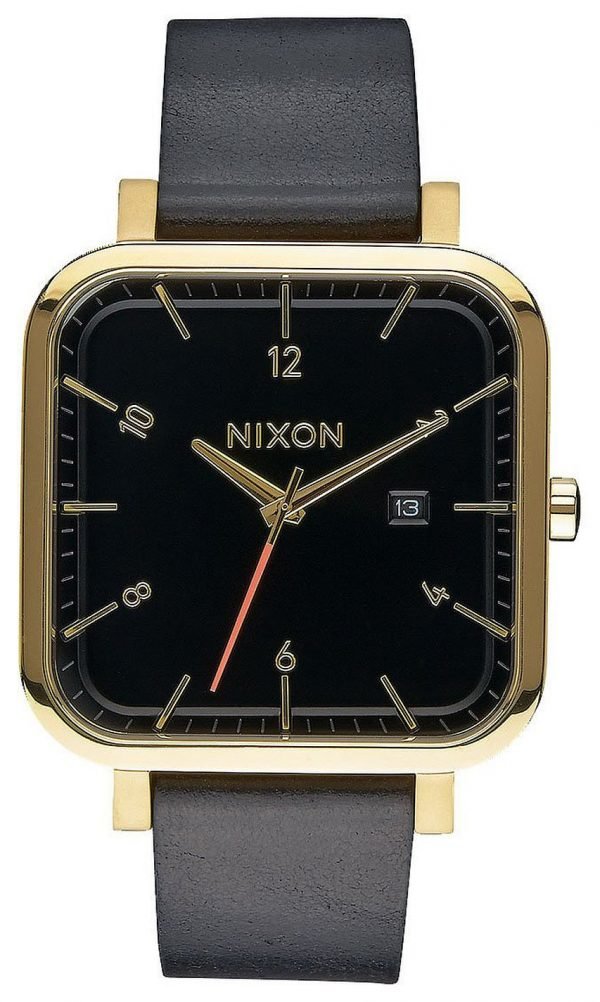 Nixon A939513-00 Kello Musta / Nahka