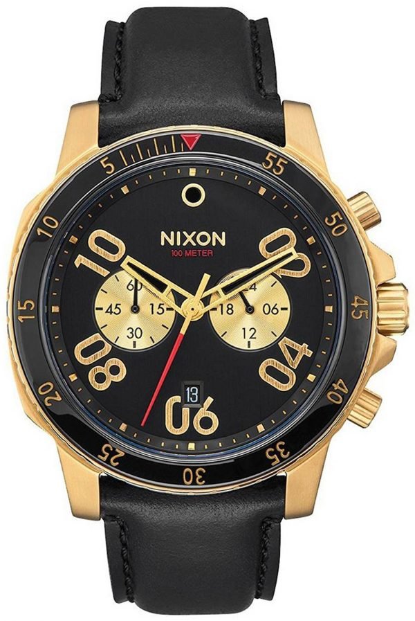 Nixon A940513-00 Kello Musta / Nahka