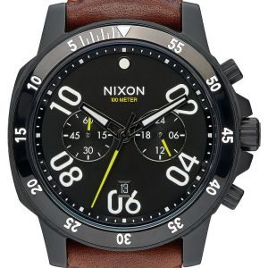 Nixon A940712-00 Kello Musta / Nahka