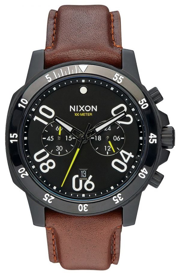 Nixon A940712-00 Kello Musta / Nahka