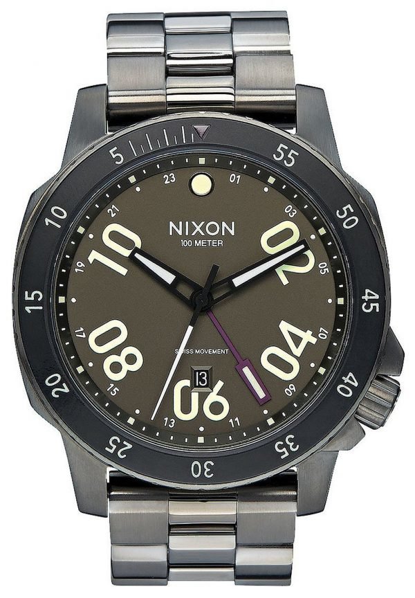 Nixon A9411418-00 Kello Ruskea / Teräs