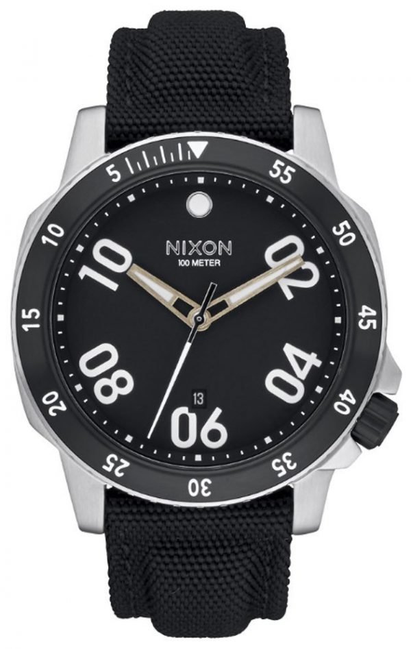 Nixon A942000-00 Kello Musta / Nahka