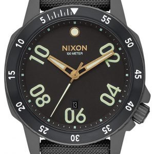 Nixon A9421418-00 Kello Harmaa / Nahka