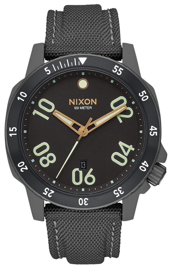 Nixon A9421418-00 Kello Harmaa / Nahka