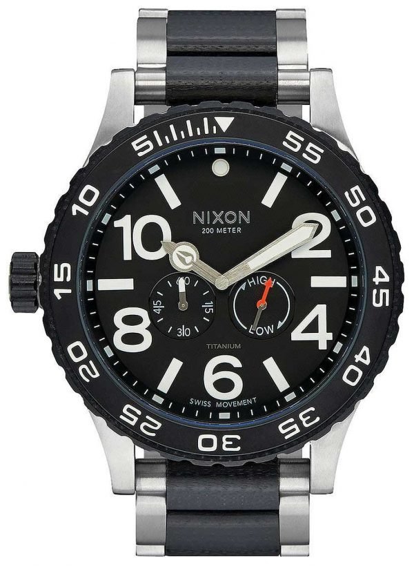 Nixon A9472166-00 Kello Musta / Titaani