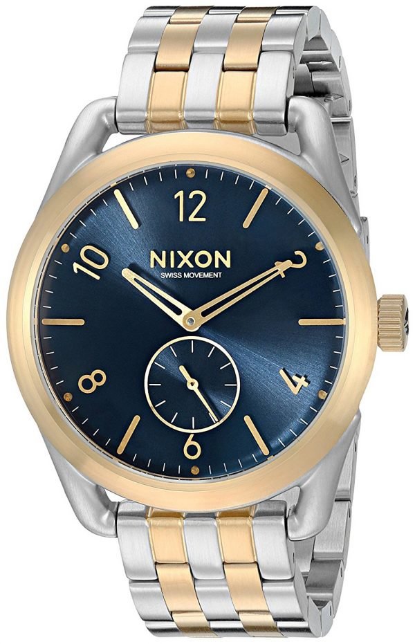 Nixon A9501922-00 Kello Sininen / Kullansävytetty Teräs