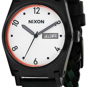 Nixon A9552357-00 Kello Valkoinen / Nahka