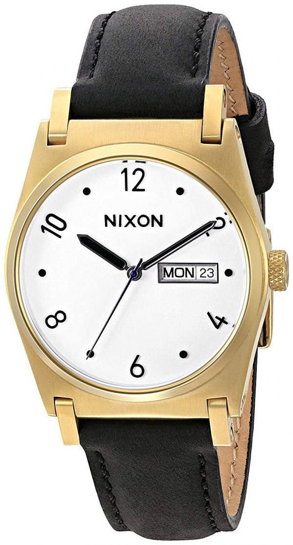 Nixon A955513-00 Kello Valkoinen / Nahka