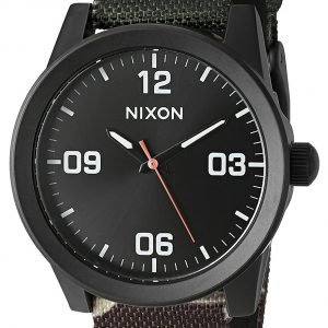 Nixon A964047-00 Kello Musta / Nahka