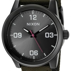 Nixon A9641462-00 Kello Harmaa / Nahka