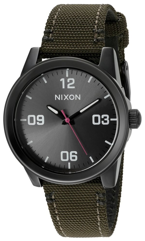 Nixon A9641462-00 Kello Harmaa / Nahka