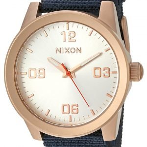 Nixon A9642160-00 Kello Valkoinen / Nahka