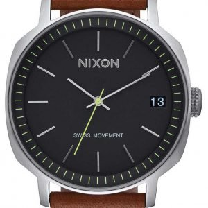 Nixon A973000-00 Kello Musta / Nahka