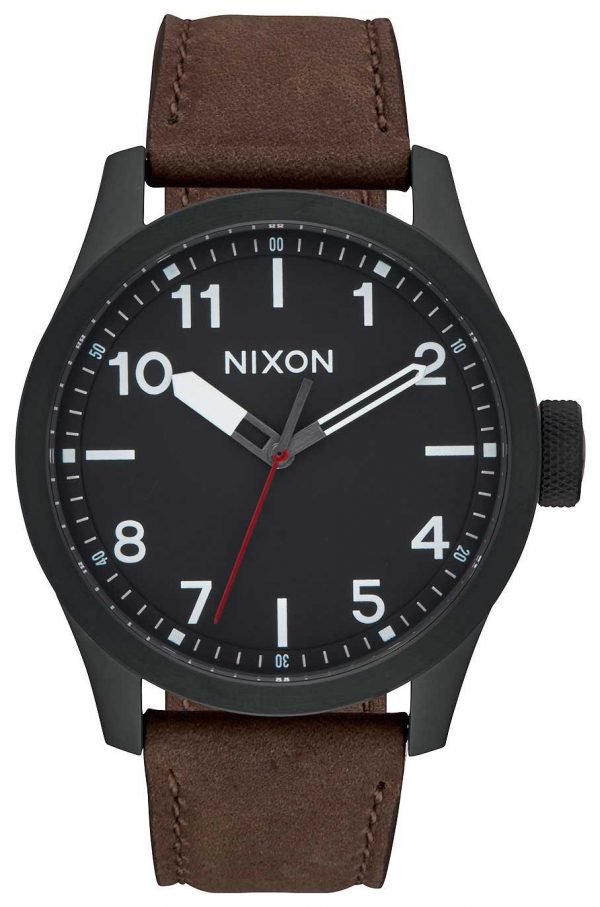 Nixon A9751032-00 Kello Musta / Nahka