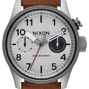 Nixon A9771113-00 Kello Hopea / Nahka