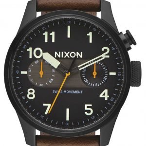 Nixon A9772344-00 Kello Musta / Nahka