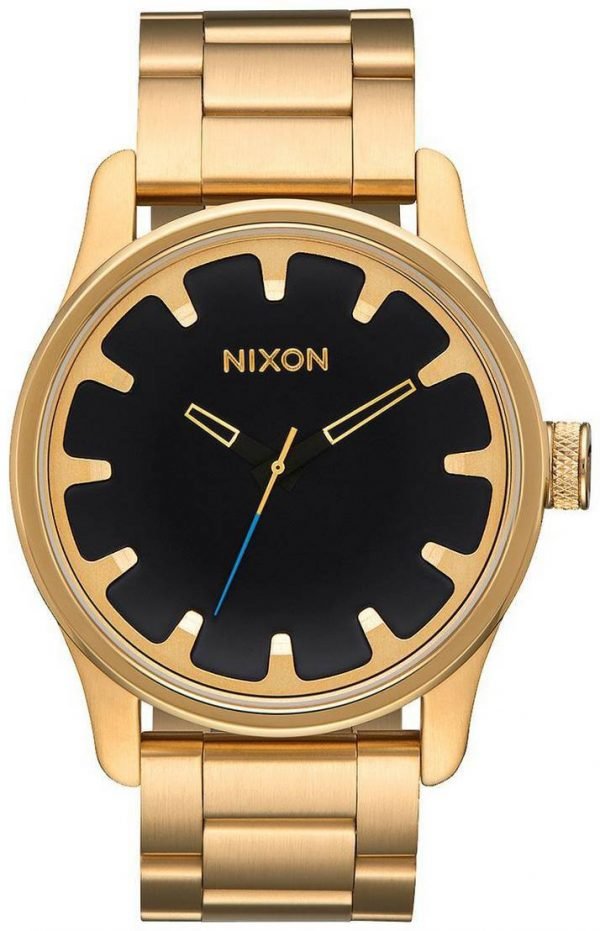 Nixon A979510-00 Kello Musta / Kullansävytetty Teräs