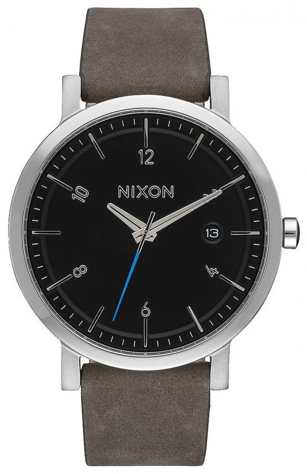 Nixon A984000-00 Kello Musta / Nahka