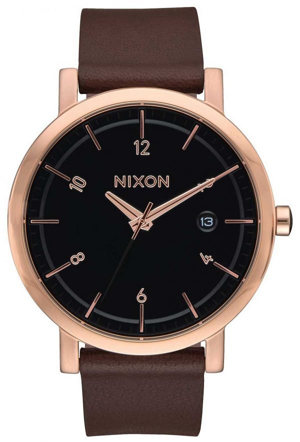 Nixon A9841098-00 Kello Musta / Nahka