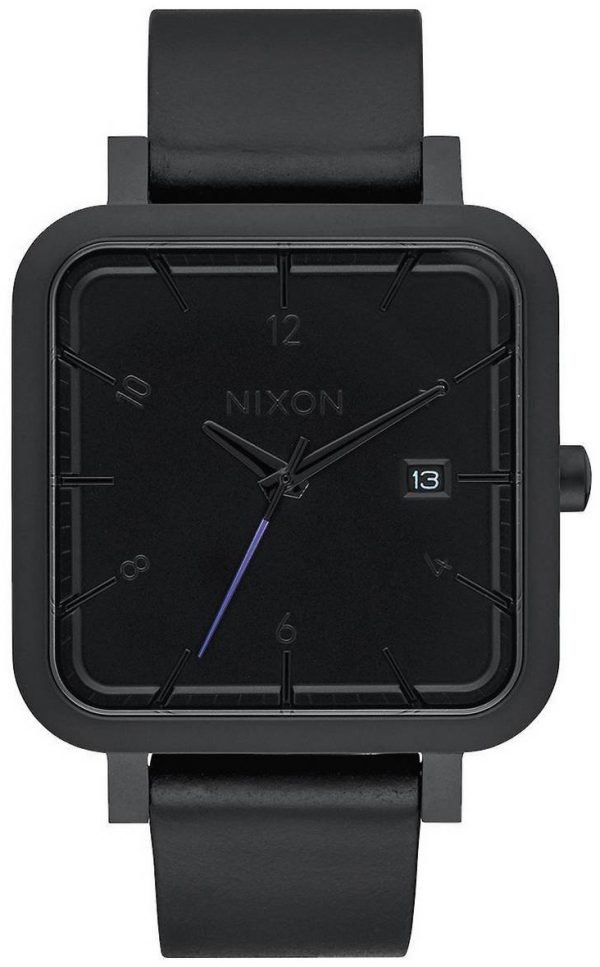 Nixon A985001-00 Kello Musta / Nahka