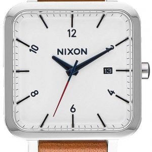 Nixon A9852312-00 Kello Valkoinen / Nahka