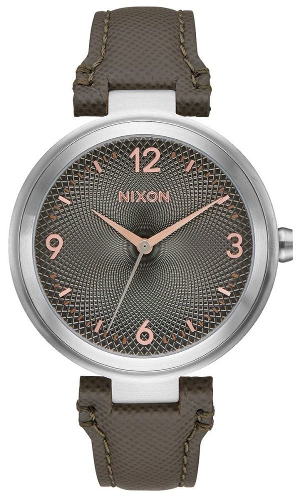 Nixon A9922271-00 Kello Harmaa / Nahka