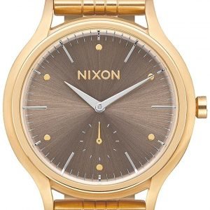 Nixon A9942702-00 Kello Ruskea / Kullansävytetty Teräs