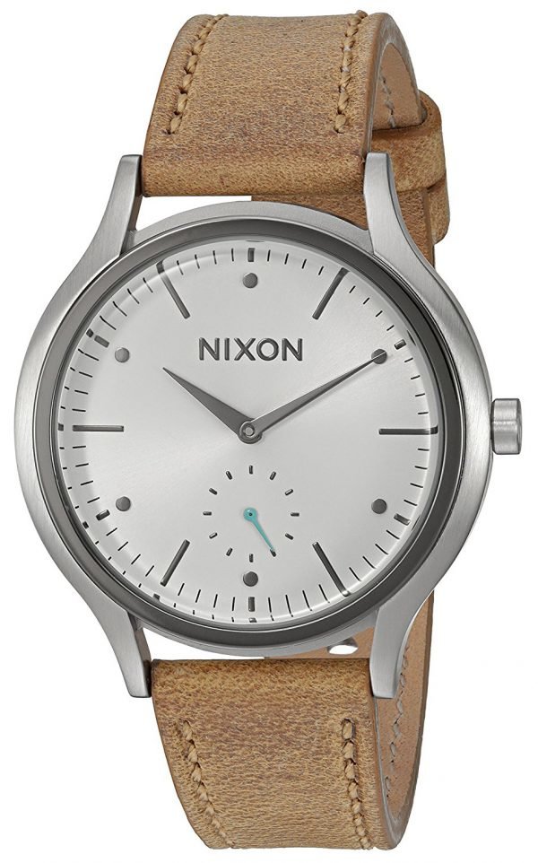 Nixon A9952364-00 Kello Valkoinen / Nahka