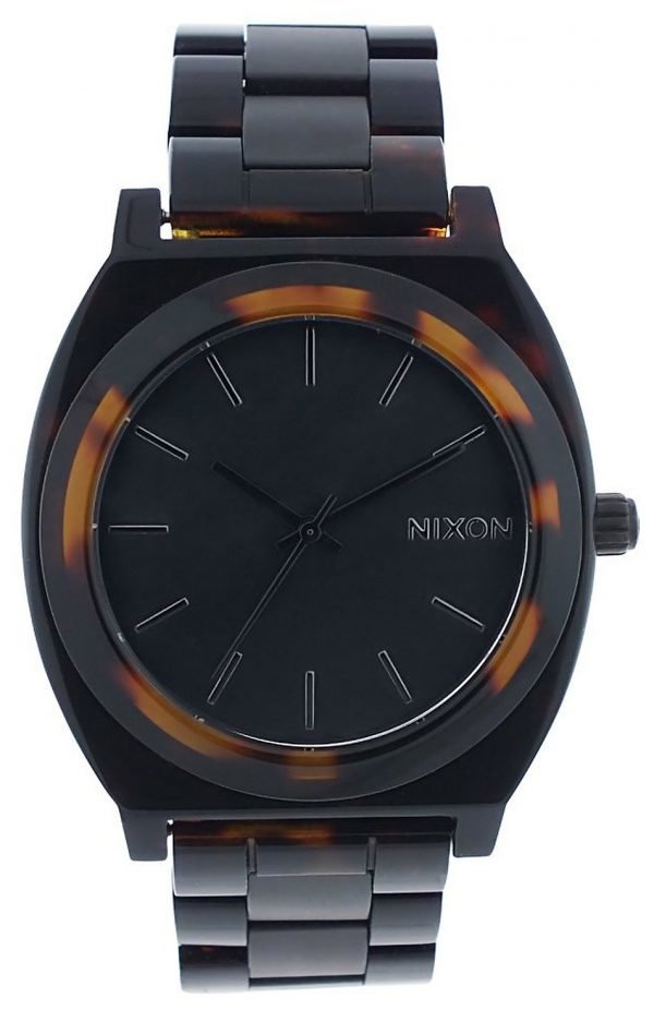 Nixon Plastic Analog A327061-00 Kello Musta / Muovi