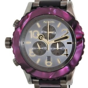 Nixon The 42-20 Chrono A0371345-00 Kello Musta / Muovi