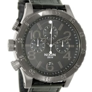 Nixon The 48-20 A3631886-00 Kello Musta / Nahka