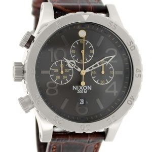 Nixon The 48-20 A3631887-00 Kello Musta / Nahka