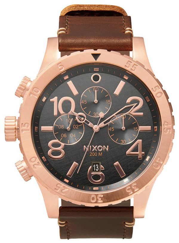 Nixon The 48-20 A3632001-00 Kello Harmaa / Nahka