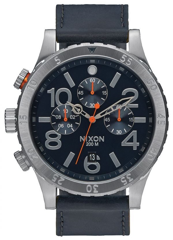 Nixon The 48-20 A363863-00 Kello Sininen / Nahka