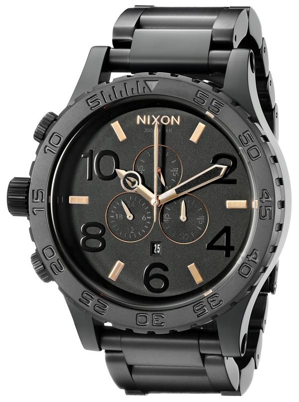 Nixon The 51-30 A083957-00 Kello Musta / Teräs