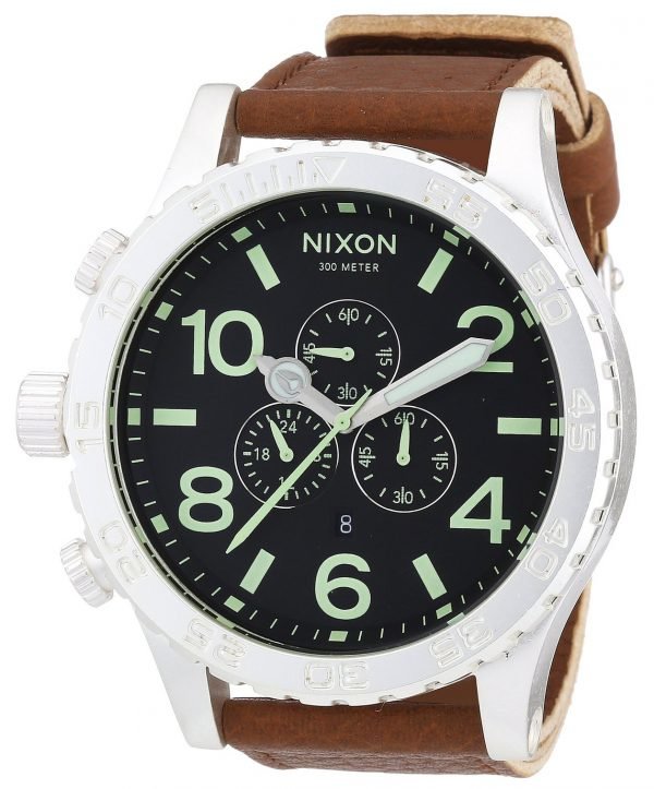 Nixon The 51-30 A1242037-00 Kello Musta / Nahka