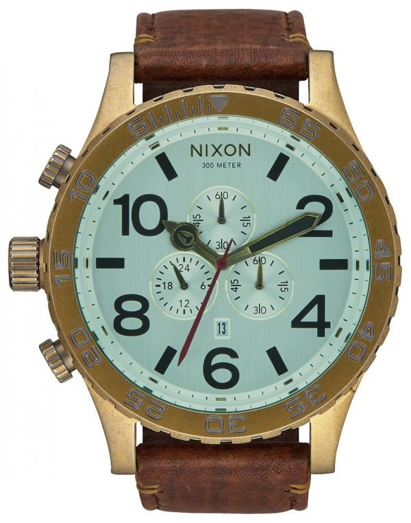 Nixon The 51-30 A1242223-00 Kello Vihreä / Nahka