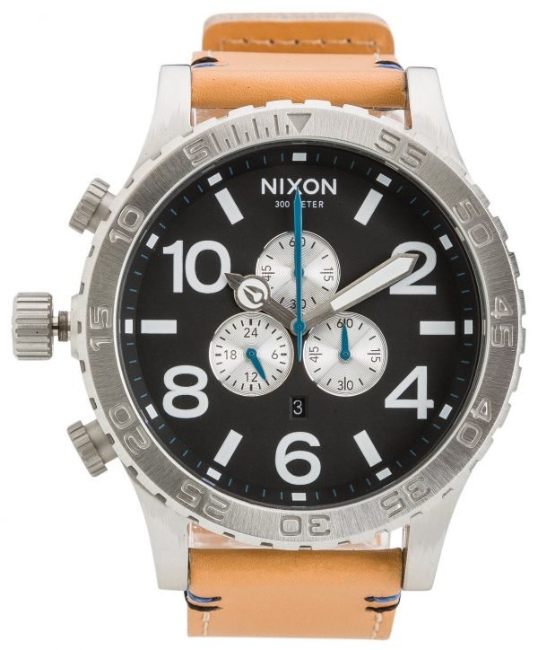 Nixon The 51-30 A1242299-00 Kello Musta / Nahka