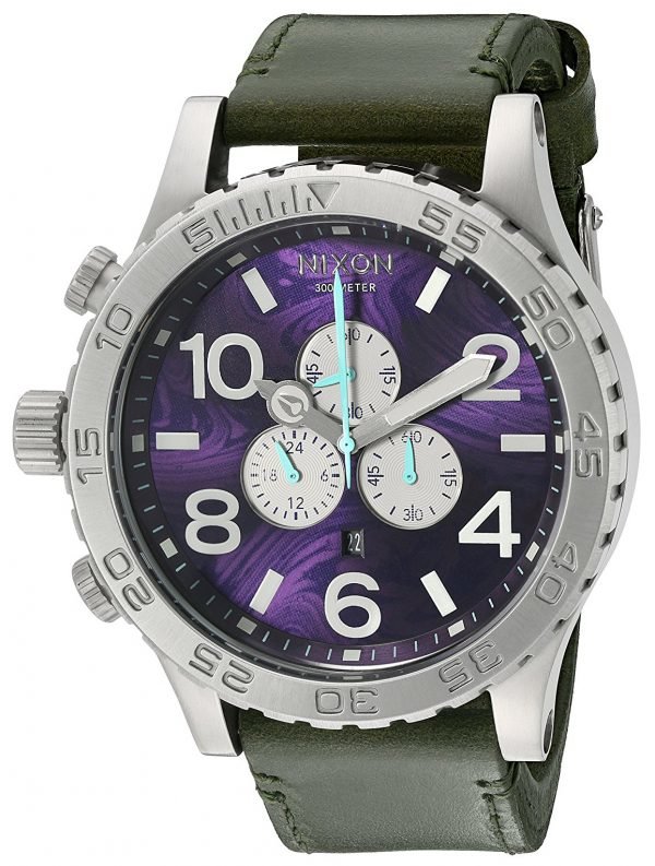 Nixon The 51-30 A1242302-00 Kello Violetti / Nahka