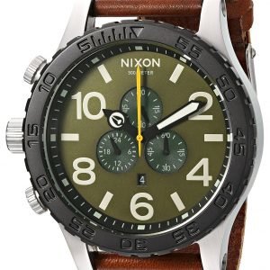 Nixon The 51-30 A1242334-00 Kello Vihreä / Nahka