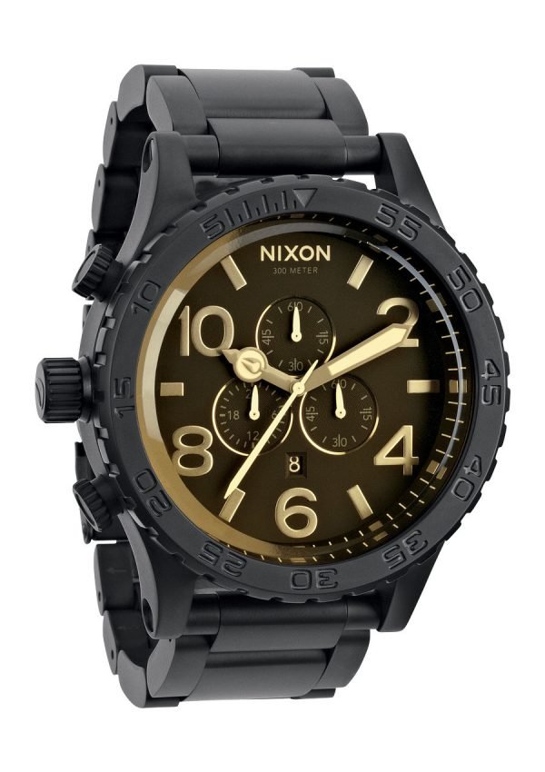 Nixon The 51-30 Chrono A0831354-00 Kello Ruskea / Teräs