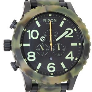 Nixon The 51-30 Chrono A0831428-00 Kello Musta / Teräs