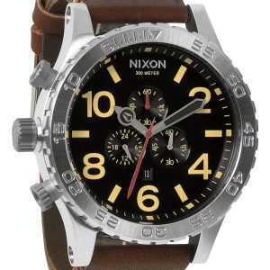 Nixon The 51-30 Leather A124019-00 Kello Musta / Nahka