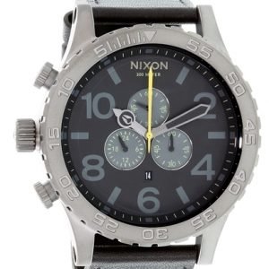 Nixon The 51-30 Leather A124680-00 Kello Musta / Nahka