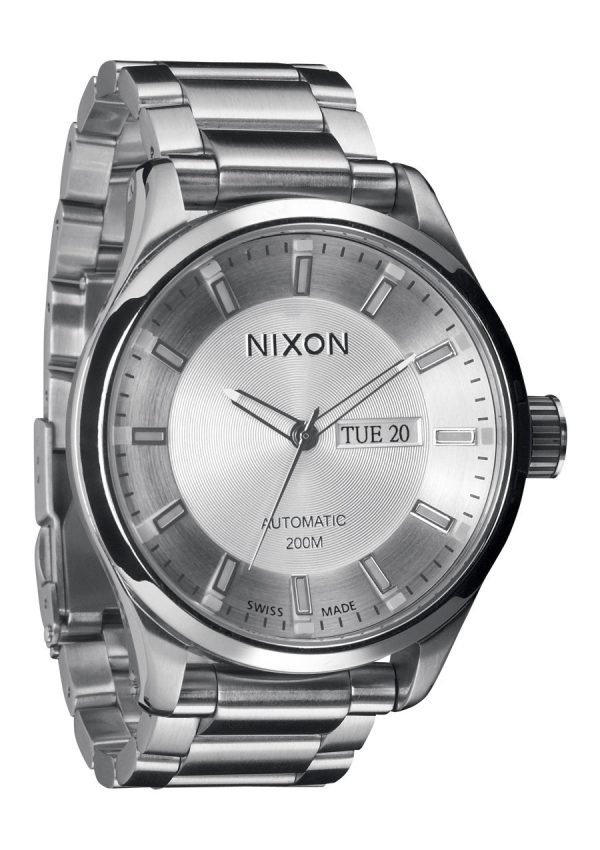 Nixon The Automatic A209100-00 Kello Hopea / Teräs